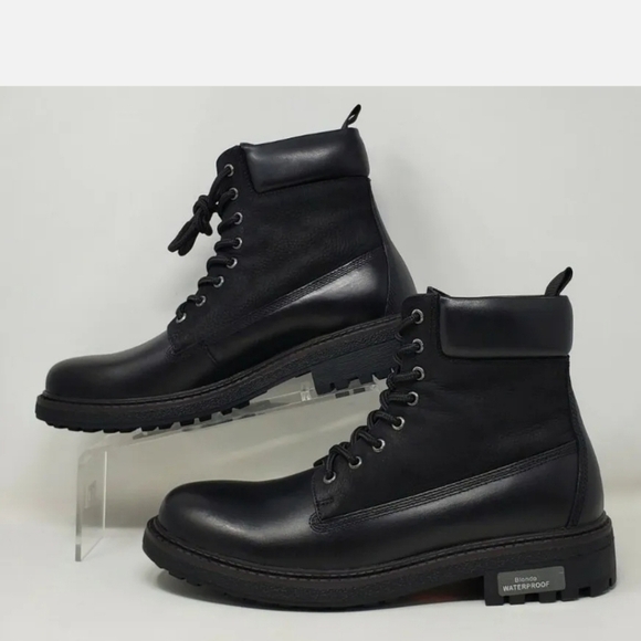 Blondo Men\'s Waterproof Ankle Boots Black  Lace Up B1172 014 Size 9 New main image 13
